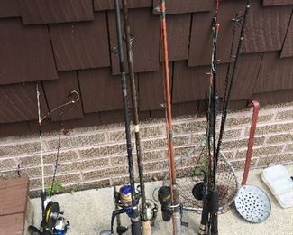 Lots more fishing gear in the garage!