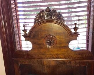 Detail of twin headboard