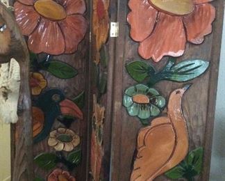 Wood screen from mexico