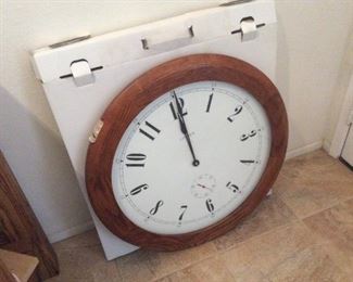 Large hanging clock