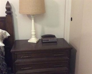 Bedroom side table, retro, pair