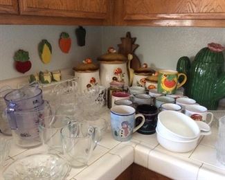 Kitchen items, Retro cannisters