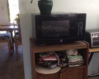 Microwave and stand