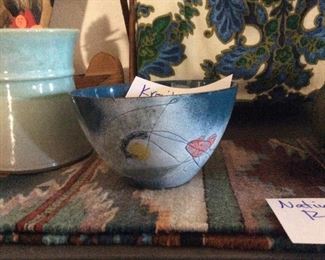 Krenit enameled bowl