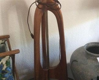 Wood MCM lamp
