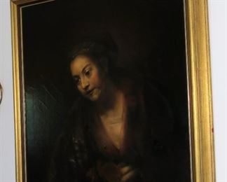 Rembrandt's Mistress. Metropolitan Museum of Art painting.