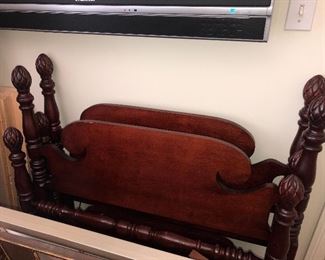 Pair of antique twin beds