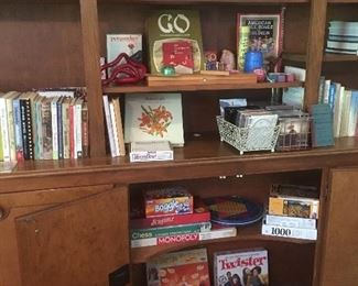 Wonderful collection of books, cookbooks & games
