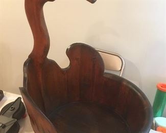 Antique Chinese baby bath