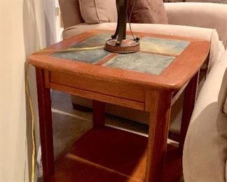 Matching Side Table w/tile top