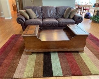 Unusual, interesting Coffee Table: Side View 