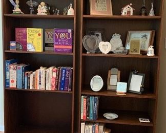 2 Tall Oak Book Cases