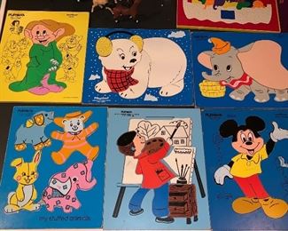 Playskool wooden puzzles