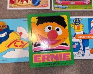 Sesame Street wooden puzzles