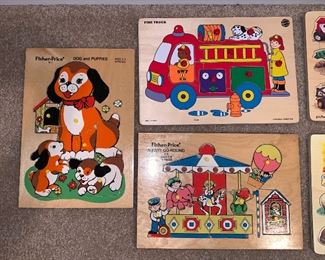 Fisher-Price wooden puzzles