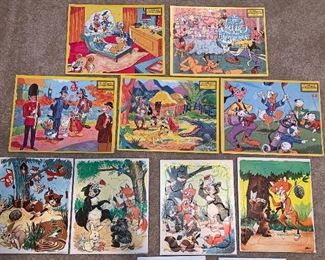 Cardboard Walt Disney puzzles