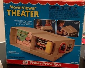 Vintage Fisher Price Movie Viewer Theater