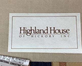 Highland House wing back chair