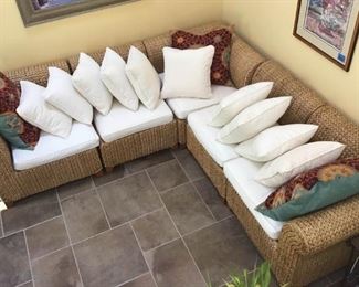 Pottery barn seagrass five piece sectional sofa https://ctbids.com/#!/description/share/189826