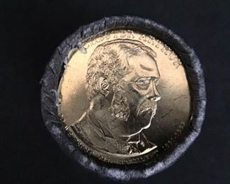 $150 of President Chester Arthur dollar coins https://ctbids.com/#!/description/share/189912