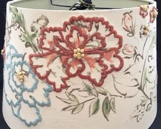 Beautiful embroidered lampshade https://ctbids.com/#!/description/share/189868