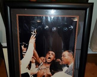 signed autographed Mohammed Ali