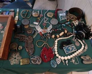 buckles, costume jewelry