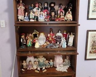 Doll collection including antique Dionne Quintuplets and Shirley Temple