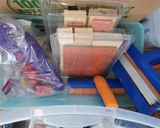 More Stamp kits and paper manipulation tools.