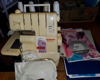 Bernina 2000DCE Serger - we have the instructions and attachments.