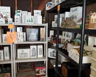 DEPARTMENT 56, NOT JUST A VILLAGE, MORE LIKE A CITY! LOTS OF ACCESSORIES TOO.