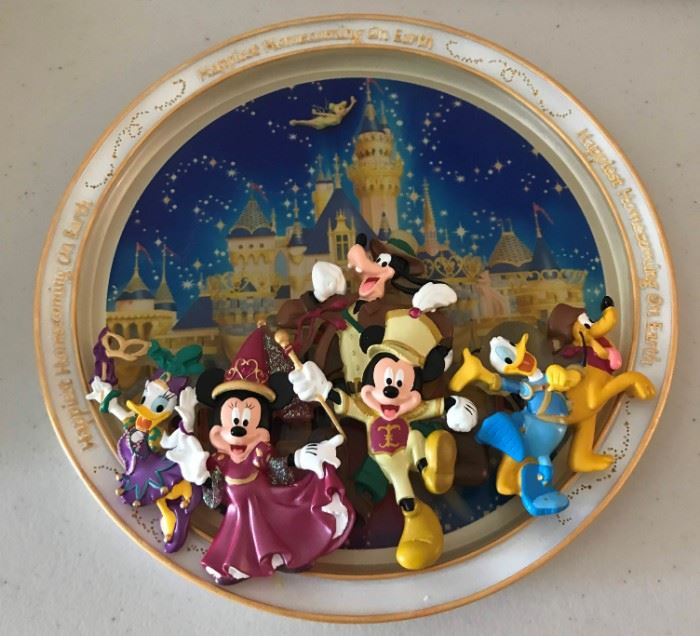 We still have a nice selection of vintage and newer Disney Items including this wonderful 3D plate!