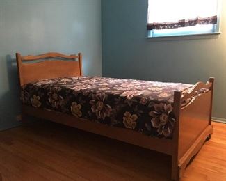 Twin Bed with mattress and boxspring -Juvenile bedroom set