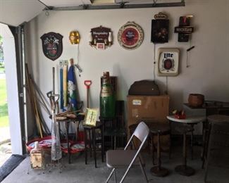 Vintage beer signs