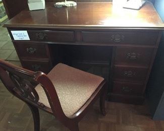 Desk with matching chair