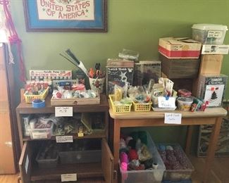 Crafts and craft supplies. Needle point/ Latch hook kits