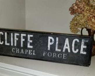 Street sign from Chapel Forge, Maryland 
