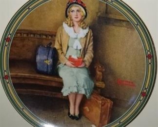 Norman Rockwell plate