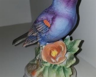Bird Figurine Blue Grosbeak