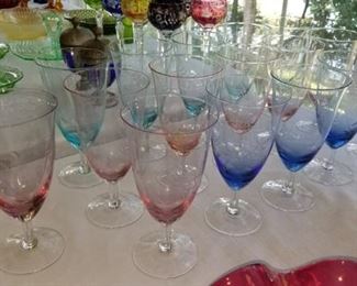 Colored glassware 