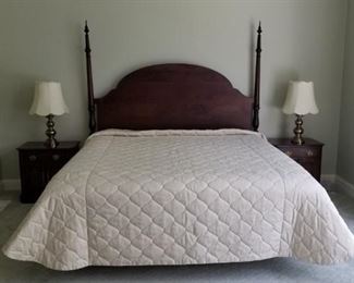 King Size Bed by Pennsylvania House 