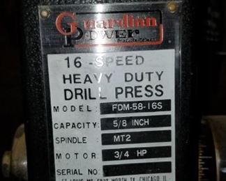 Guardian Drill Press