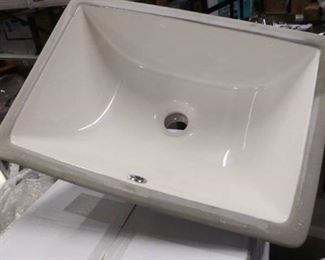 Brand New In Box Biscuit Colored Sinks