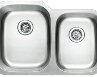 New Stainless Steel Double Bowl Undermount Sink