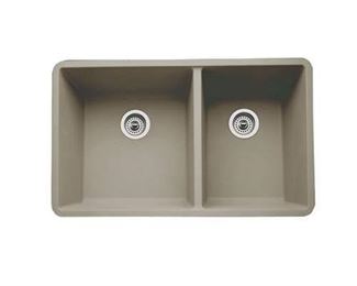 Blanco Precis Undermount Granite Kitchen Sink 441296 Truffle.