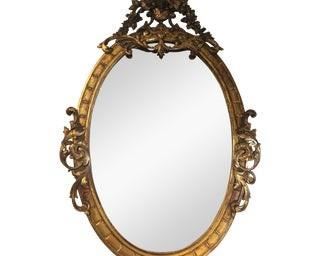 Antique Gilt-wood Mirror
