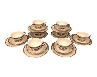Sterling Silver Overlay Tea Set