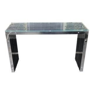 Modern Chrome Table