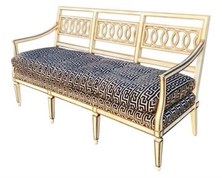 Hollywood Regency Settee