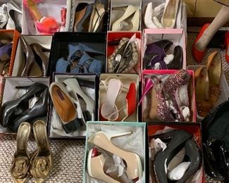 Over 50 pairs of shoes